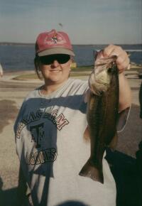 picture - Darlene with bass